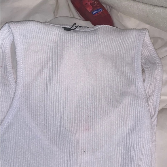 WHITE BODYCON DRESS - Picture 7 of 8